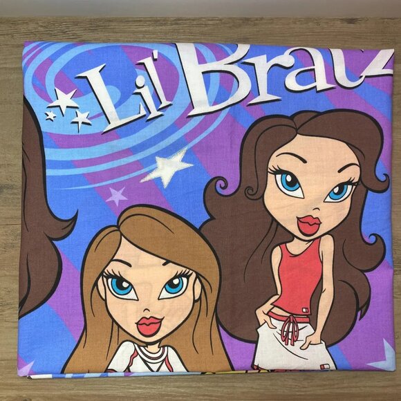 Lil Bratz Sewing Fabric Quilt Panel 2004 Vintage Retired Out of Print Purple - Picture 2 of 6